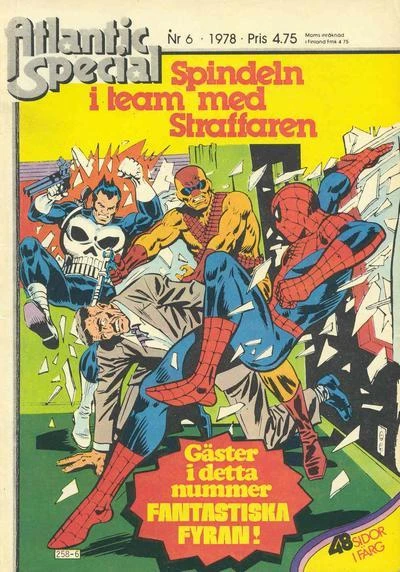 Cover of Spindeln i team med Straffaren