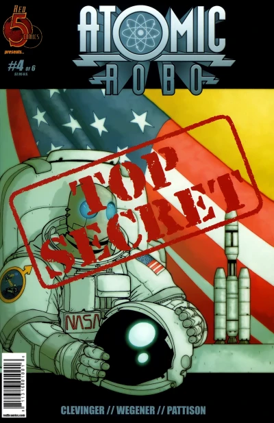 Cover of Atomic Robo of Mars