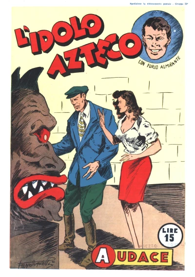 Cover of L'idolo azteco; Il professor Nocciuola e le sue meravigliose misture