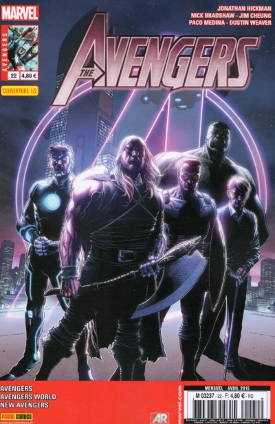 Cover of Les trois Avengers
