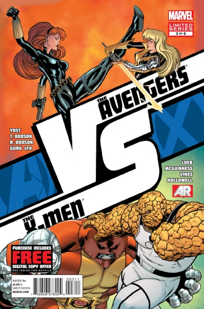 Cover of The Thing vs. Colossus; Black Widow vs. Magik