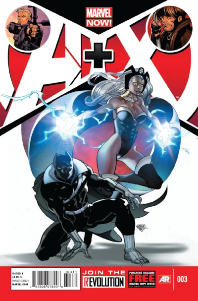 Cover of Black Panther + Storm; Hawkeye + Gambit