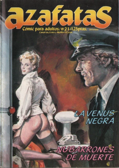 Cover of Nubarrones de muerte; La Venus negra