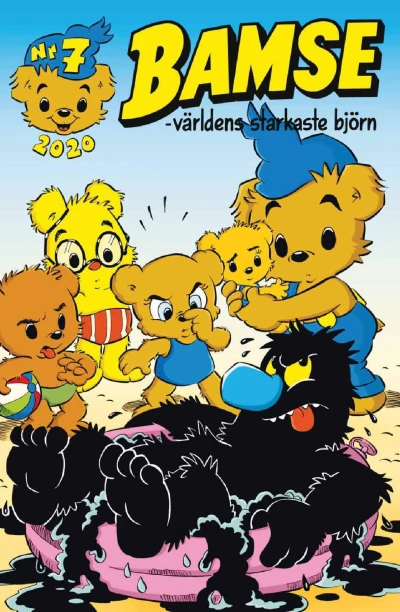 Cover of Bamse och sumprumpornas återkomst; Mini-Hopp och tandfén; Fisbus; Vilken väg?; Burre och sprutan; Nalle-Majas bästis