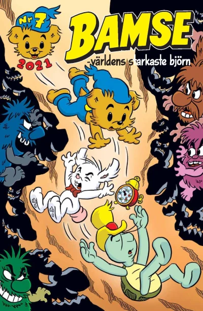 Cover of Gluff-Gluff och dunderhonungen; Skalmans gamla matta (ingen vanlig matta); "Hungrig som en varg"; Bamse tipset; Skalmans skrotskuttare