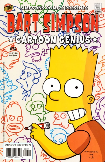 Cover of Cartoon Genius