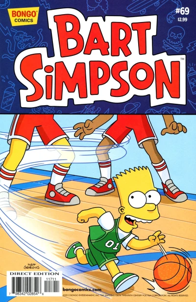 Cover of Hoop Schemes; Maggie's Crib; "...Bart Simpson Shall Do My Bidding!"