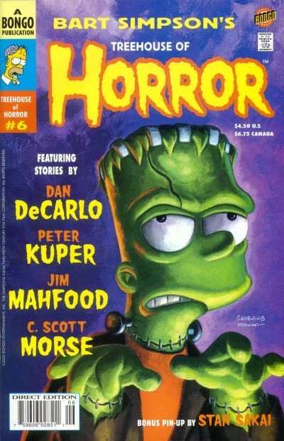 Cover of Hell-O-Ween; Metamorphsimpsons; Young Frinkenstein; From Duffs Till Dawn