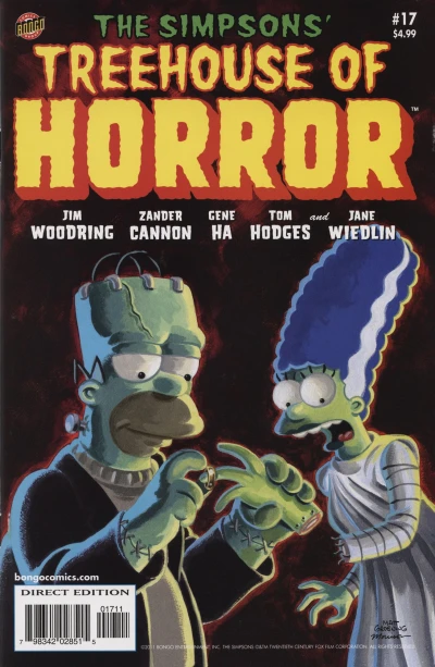 Cover of Nosferatu, A Simpsony of Horror; Marge of the Dead; Harvest of Fear