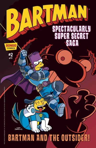 Cover of The Once and Future Bartman Part Two: Bartman & The Outsider