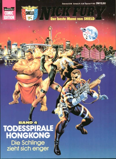 Cover of Nick Fury 4: Todesspirale Hongkong
