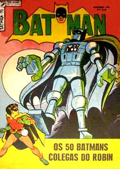 Cover of Os 50 Batmans Colegas do Robin
