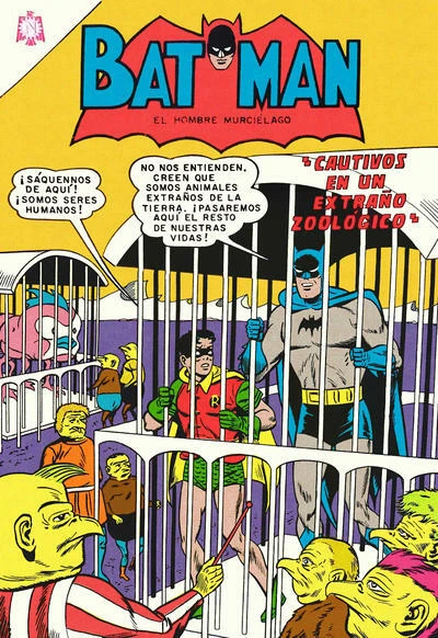 Cover of Cautivos en un Extrano Zoologico
