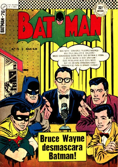 Cover of Bruce Wayne desmascara Batman!