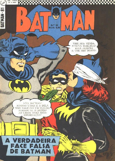 Cover of A Verdadeira Face Falsa de Batman