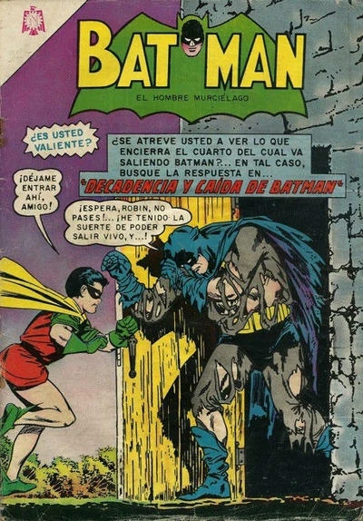 Cover of Decadenicia y Caida de Batman