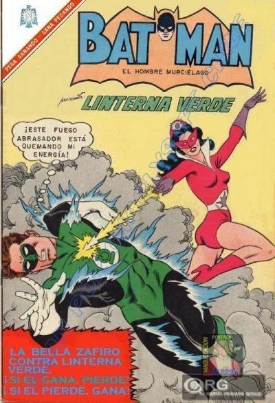 Cover of La Bella Zafiro Contra Linterna Verde