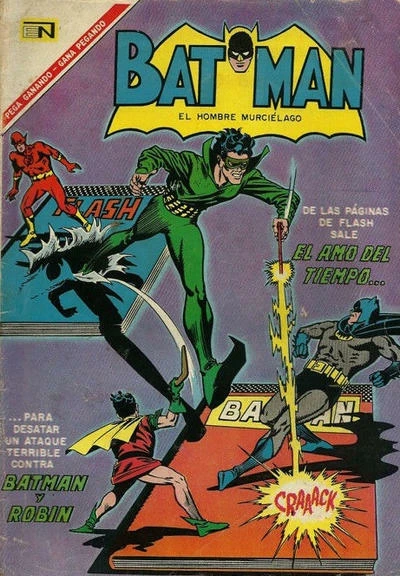 Cover of El Amo del Tiempo Batman y Robin