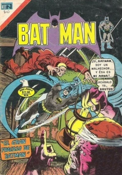 Cover of El Gran Fracaso de Batman