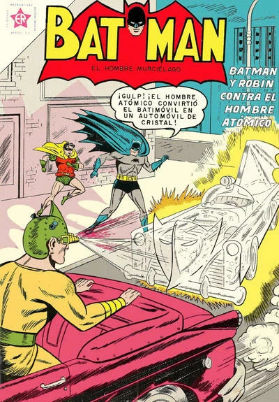 Cover of Batman y Robin Contra el Hombre Atomico