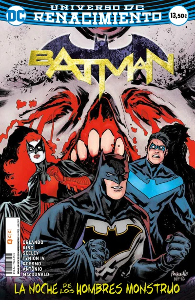 Cover of Batman: La noche de los Hombres Monstruo