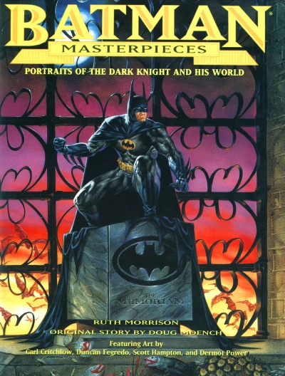Cover of Portraits of the Dark Knight and his world