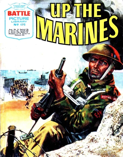 Cover of Up the Marines