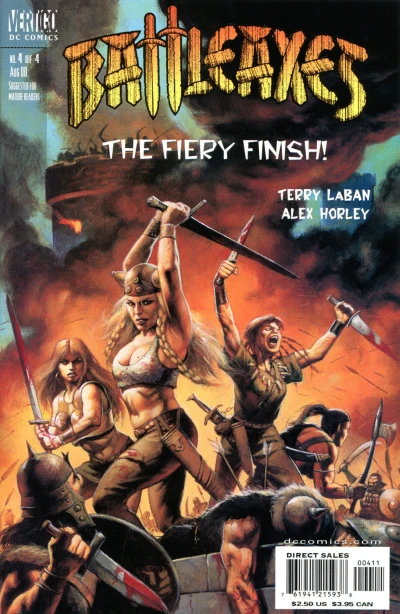 Cover of Book Four: The Fiery Finish!