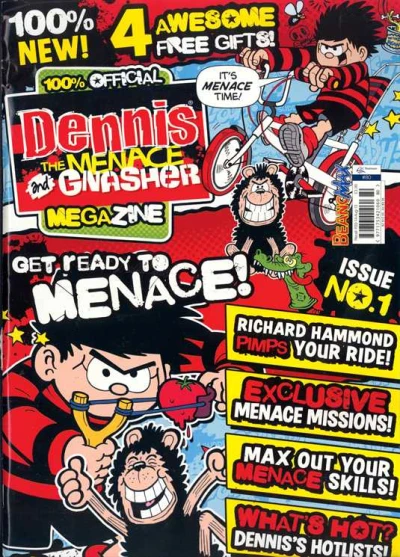Cover of Dennis & Gnasher Megazine Issue No. 1