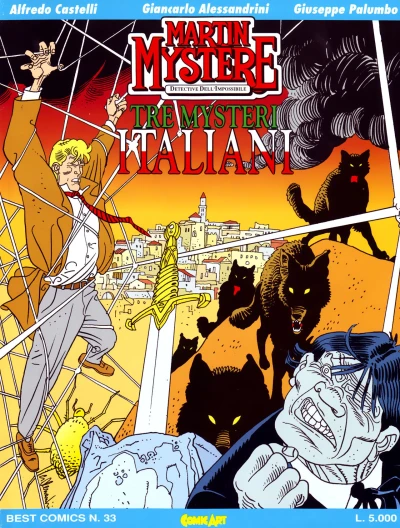 Cover of Martin Mystère: Tre mysteri italiani