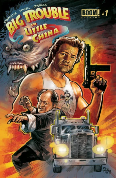 Cover of The Continuing Adventures of Jack Burton and the Pork-Chop Express Part 1: The Hell of the Midnight Road & the Ghosts of Storms