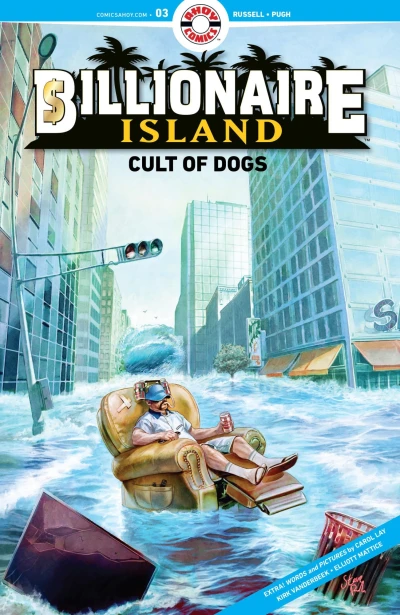 Cover of Billionaire Island - Cult of Dogs; Exorcisms, Inc.; The Very Best of Both of Us