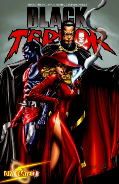 Cover of The Superpowers Vs. The Superpowers: The Black Terror Goes To Washington