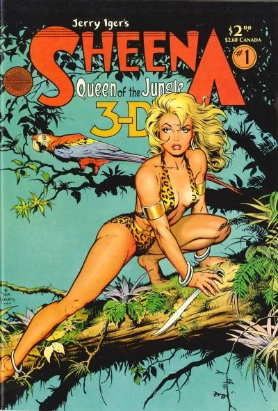 Cover of Sheena Queen of the Jungle 3-D