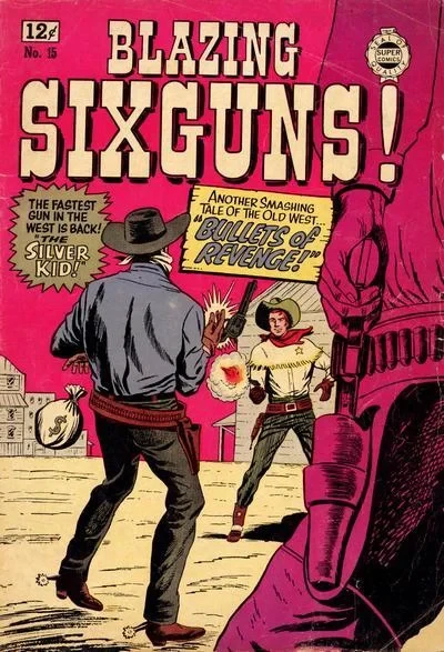 Cover of Blazing Sixguns 15