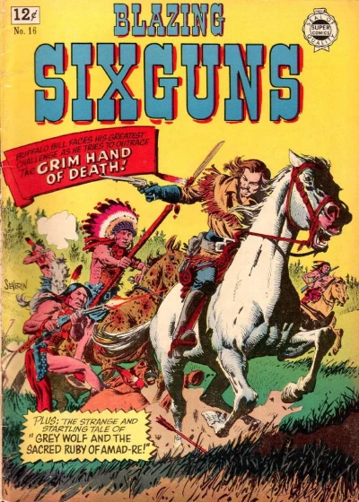 Cover of Blazing Sixguns 16