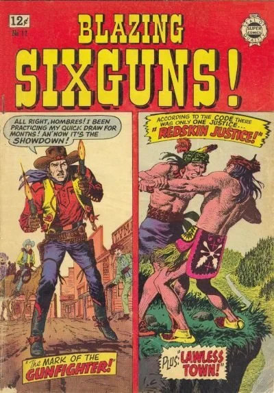 Cover of Blazing Sixguns 17