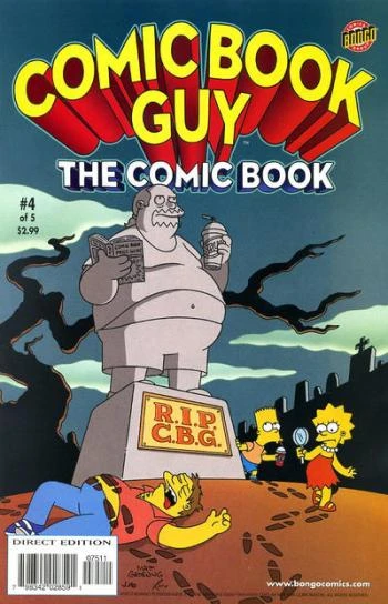Cover of The Death of Comic Book Guy! Part 4