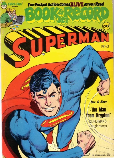 Cover of Superman "The Man from Krypton"