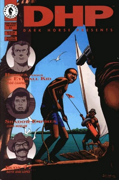 Cover of Buoy 77; Shadow Empires; Hermes vs. The Eyeball Kid