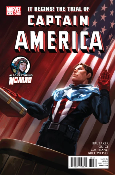 Cover of The Trial of Captain America, Part 3; Nomad: Underneath the Skin Part 3