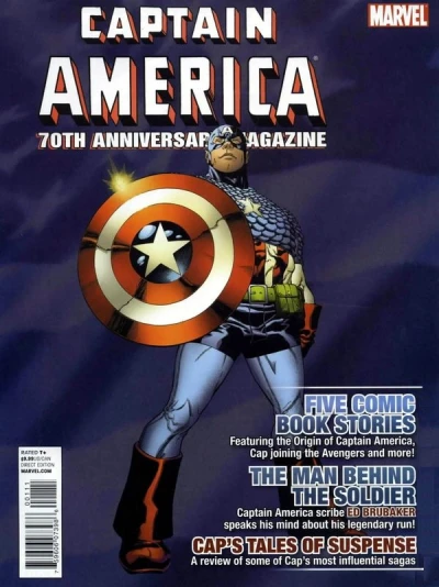 Cover of Captain America 70th Anniversary Magazine