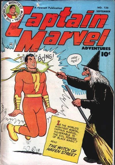 Cover of Capt. Marvel Battles Hallucination
