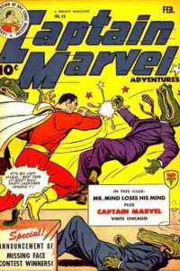 Mr. Mind loses His Mind ; Captain Marvel Visits Chicago