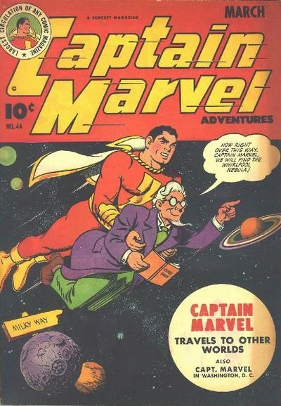 Cover of Captain Marvel Travels to Other Worlds ; Capt. Marvel in Washington, D.C.