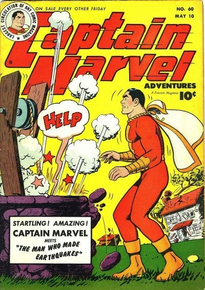 Cover of Captain Marvel Meets the Man Who Made Earthquakes