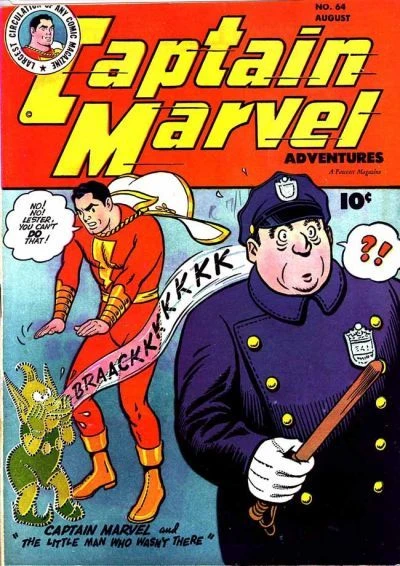 Cover of Captain Marvel and the Little man Who Wasn't There