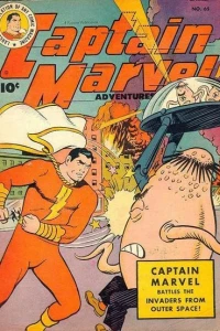 Captain Marvel Battles the Invaders from Outer Space!