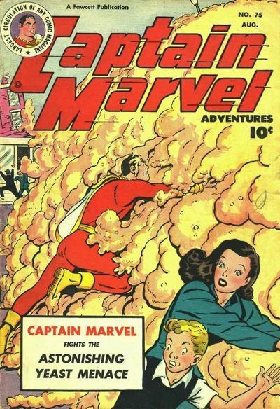 Cover of Captain Marvel Fights the Astonishing Yeast Menace