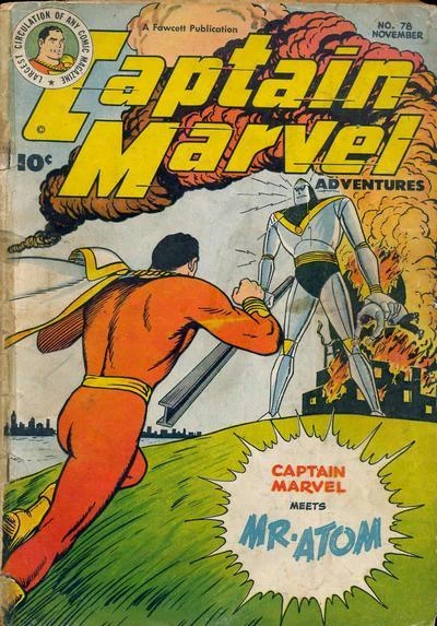 Cover of Captain Marvel Meets Mr. Atom